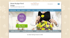 Desktop Screenshot of mountbrydgesflorist.com